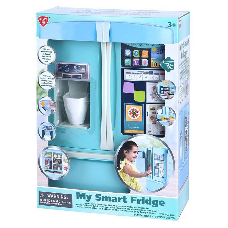 PLAYGO مجموعة لعبة الثلاجة الذكية من بلاي جو (أزرق) - Image 1